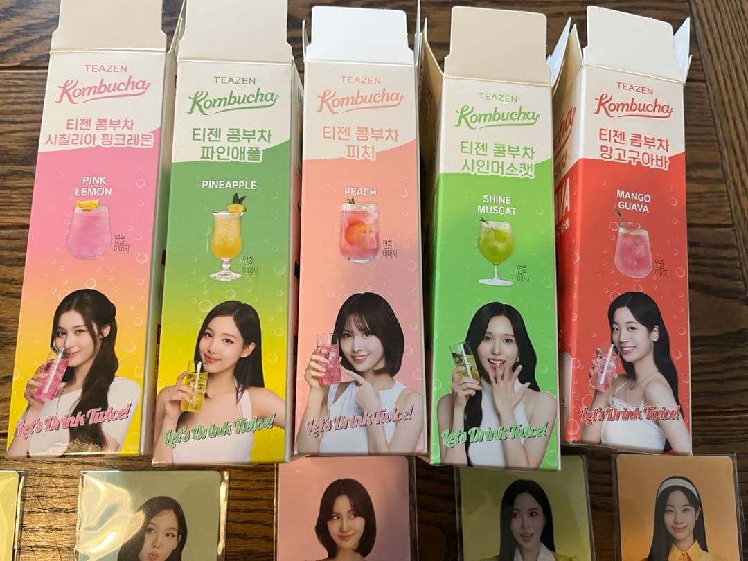 teazen twice コンプリートセット　空き箱　トレカ