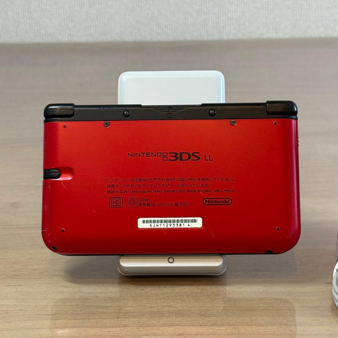 6-120 ニンテンドー3DS LL レッド×ブラック