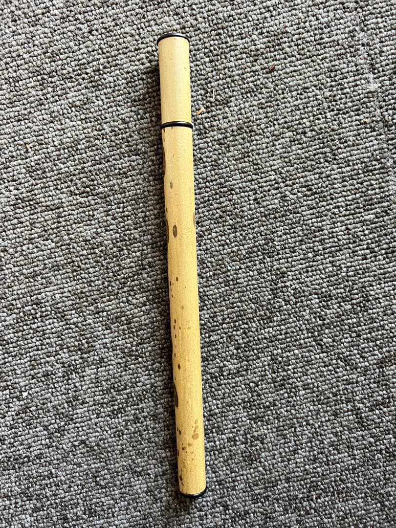 時代の竹筒線香入れ