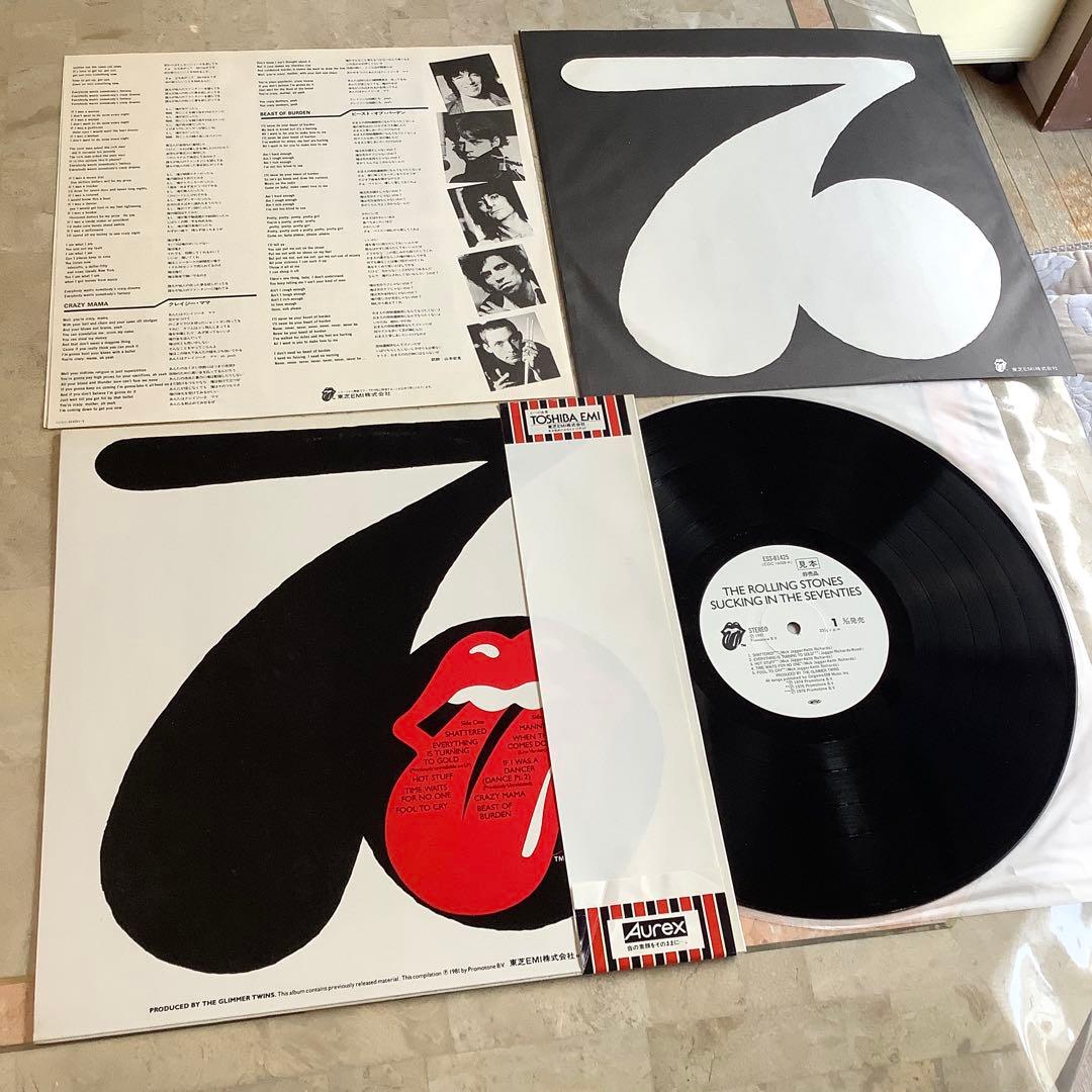 激レア非売品! レコード新品未使用! 1981年 ストーンズ サッキング70s
