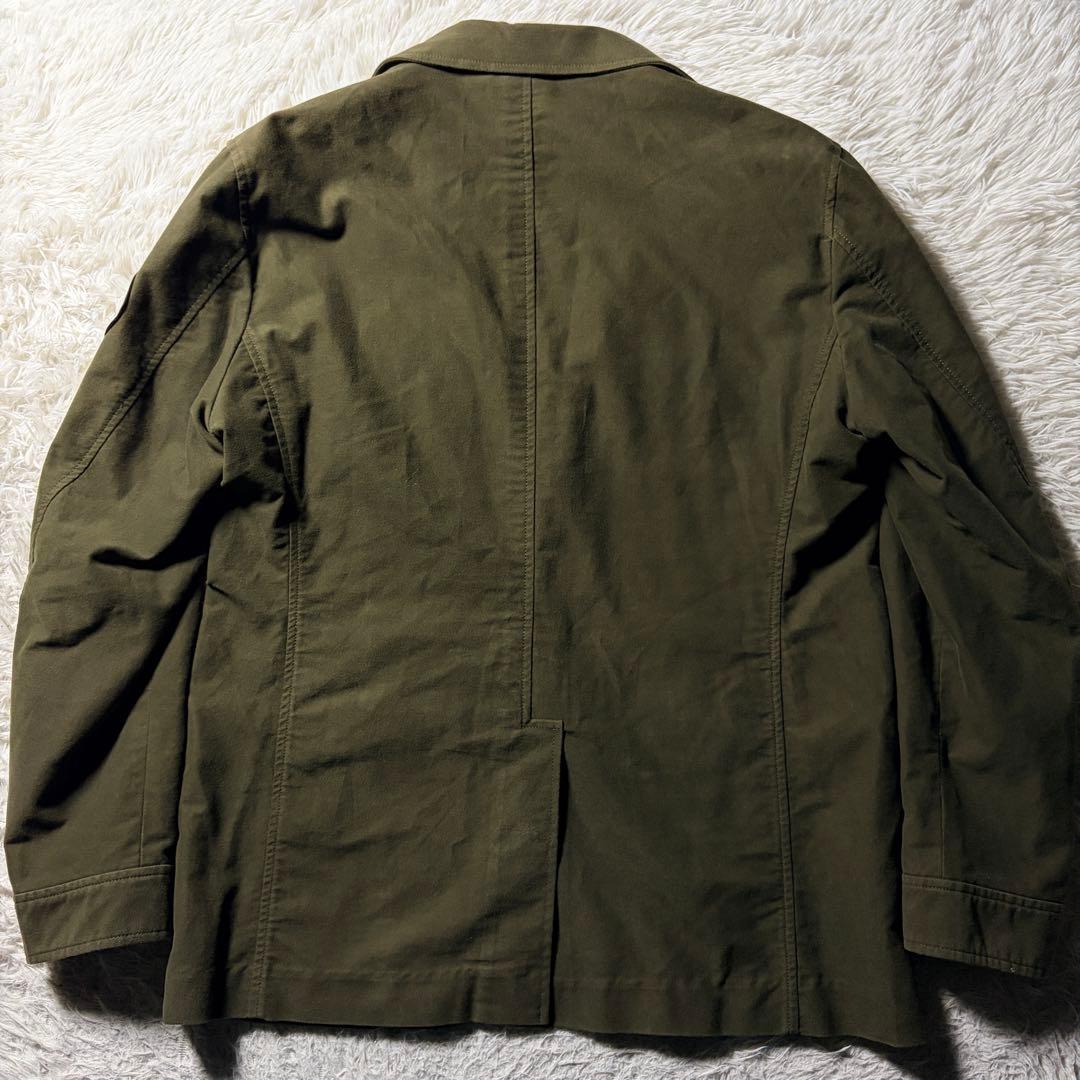美品■VAN JACKET テーラードジャケット　カーキ　ワッペン　LL