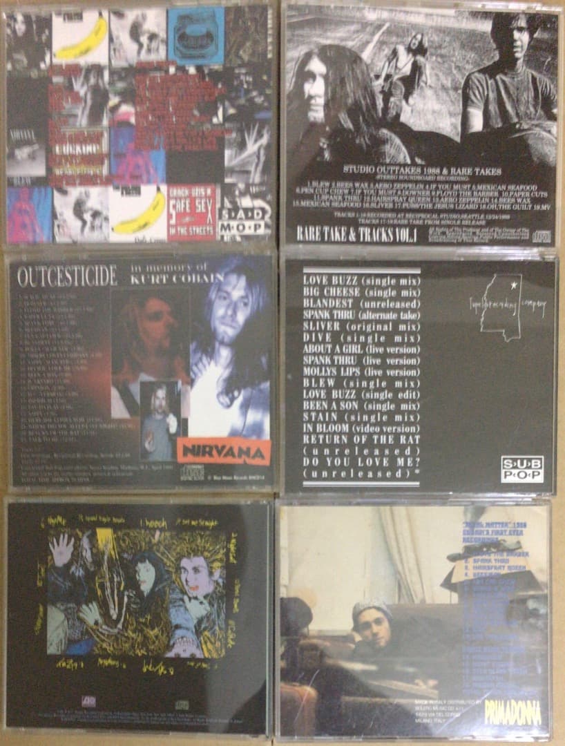 レア音源CD Nirvana ニルヴァーナ 6枚セット