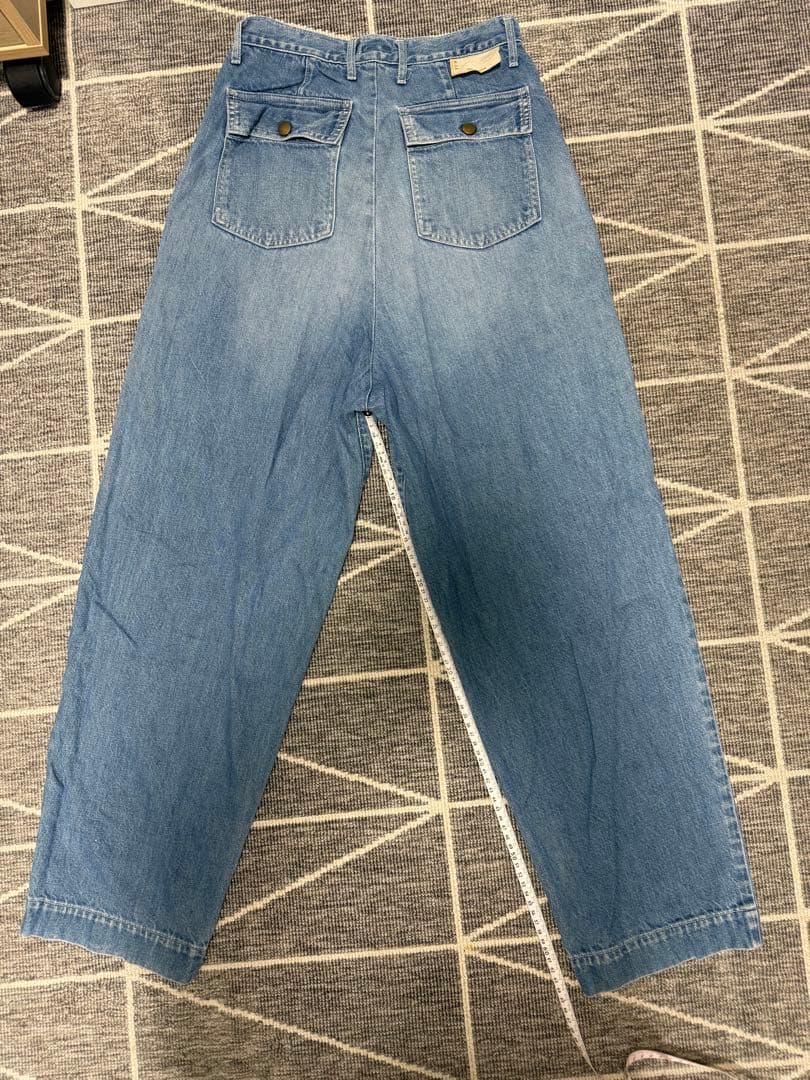 Kapital ライトブルー ワイドパンツ