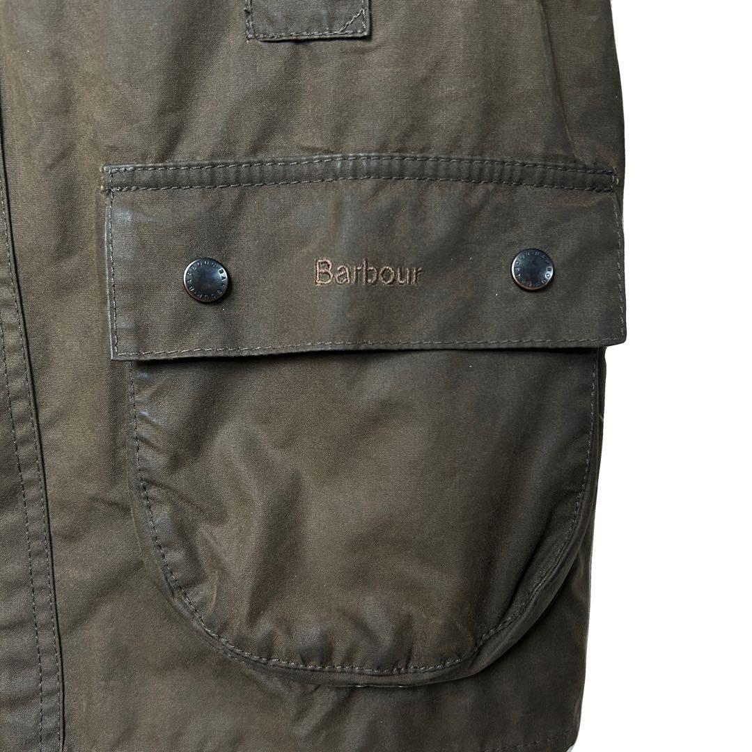 美品 16年 Barbour ビューフォート オイルドジャケット カーキ 英国製