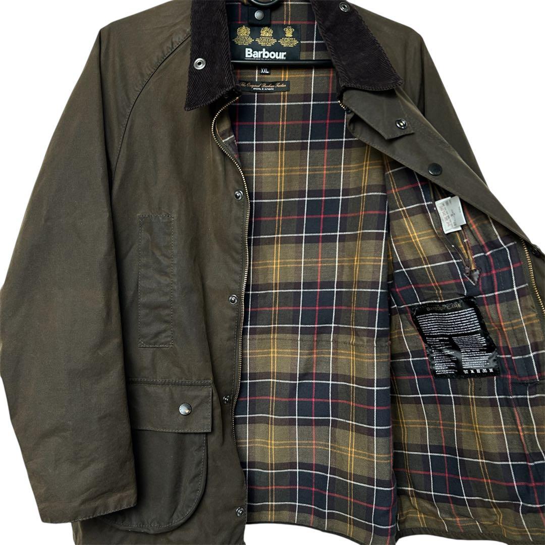 美品 16年 Barbour ビューフォート オイルドジャケット カーキ 英国製