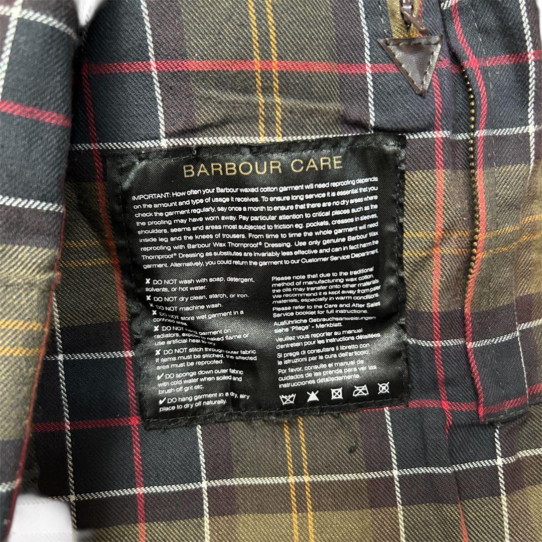 美品 16年 Barbour ビューフォート オイルドジャケット カーキ 英国製