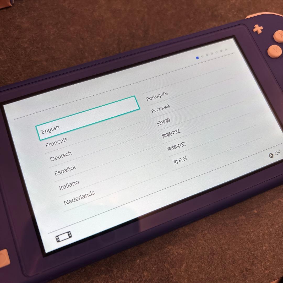 Switch Nintendo Lite ブルー 本体 スイッチライト
