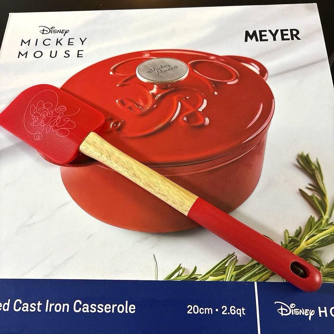 チ*ー様 MAYER マイヤー　ディズニー　ミッキーマウス　両手鍋　レッド　スパ