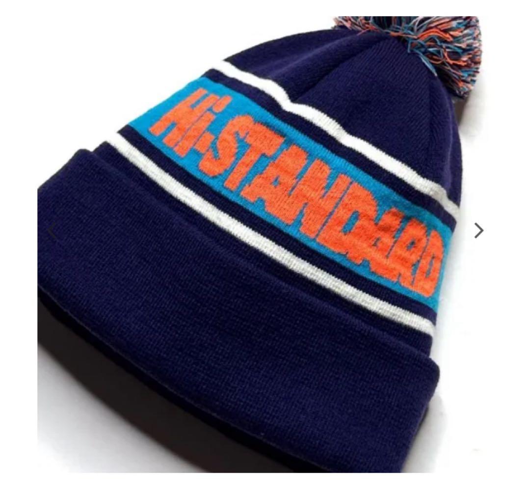 HS KNIT CAP（NAVY）Hi-STANDARD ニット帽 紺色