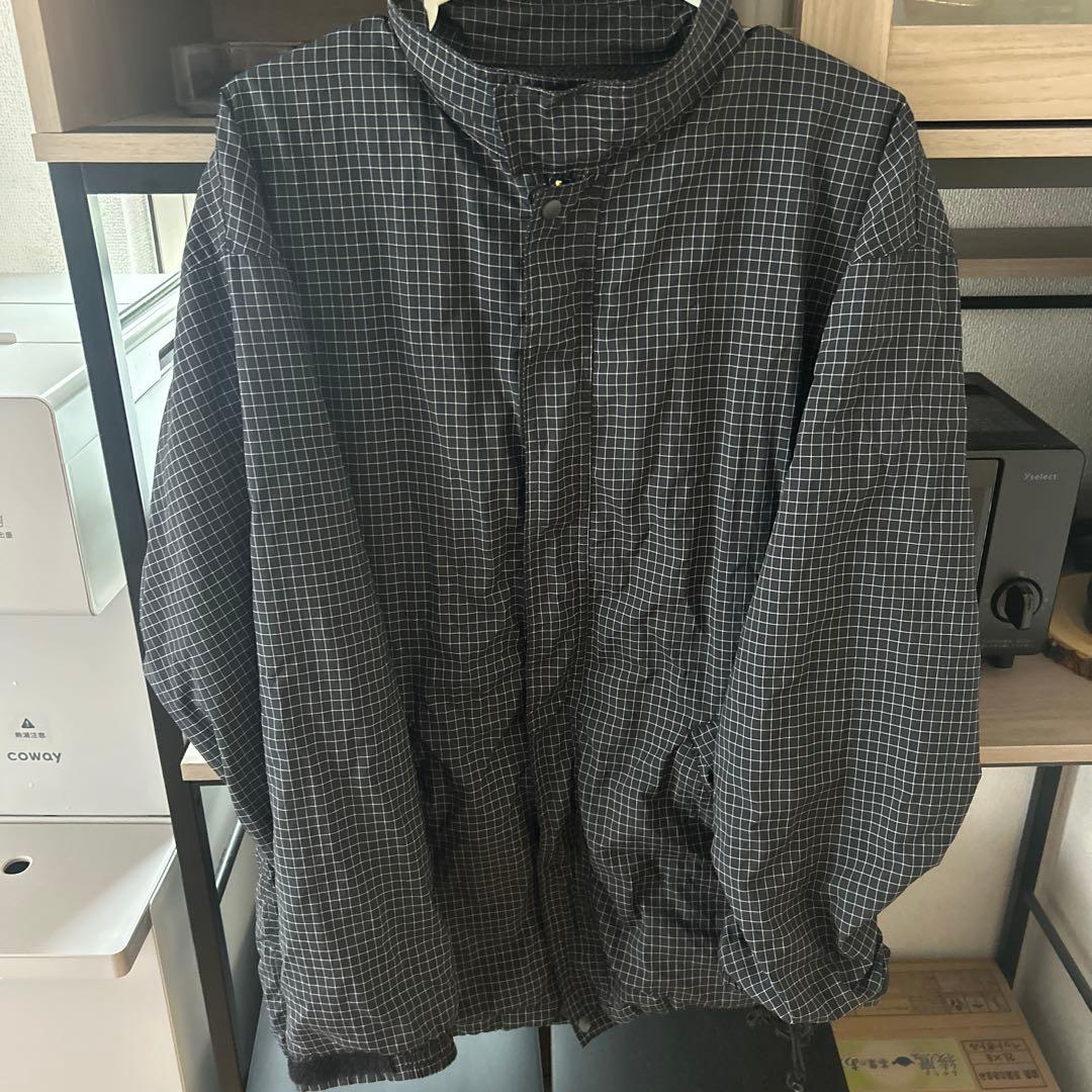 ポーカーズ　アツムWOOLRICHナイロンジャケットチェック 90年代