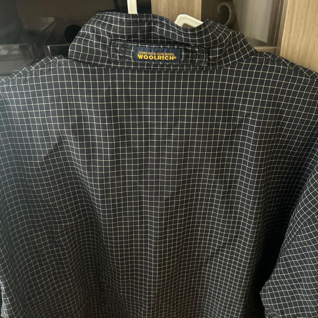 ポーカーズ　アツムWOOLRICHナイロンジャケットチェック 90年代
