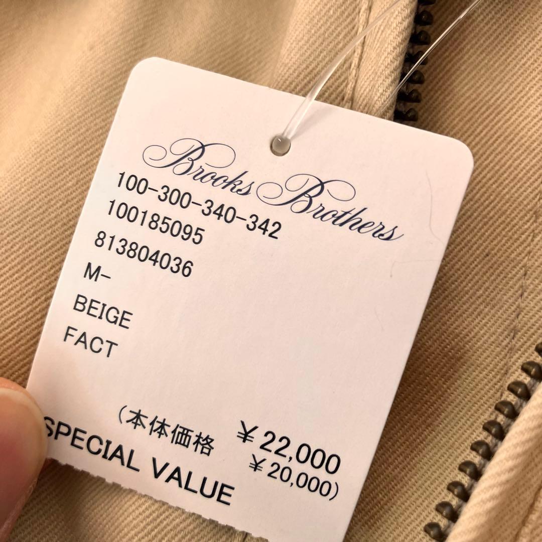 新品 Brooks Brothers コットンスイングトップ/ブルゾン/M