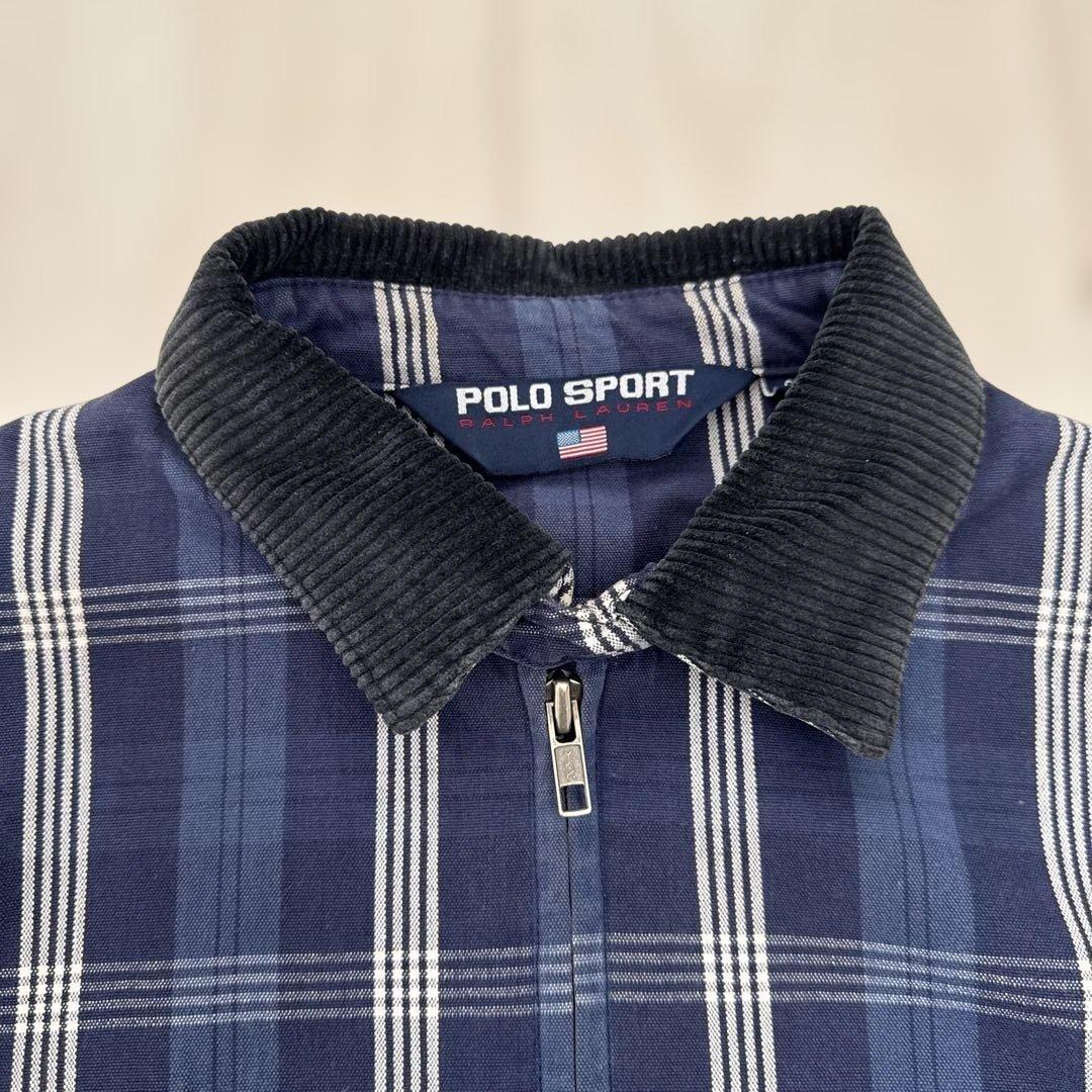 90s Ralph Lauren【PORO SPORT】チェック スイングトップ