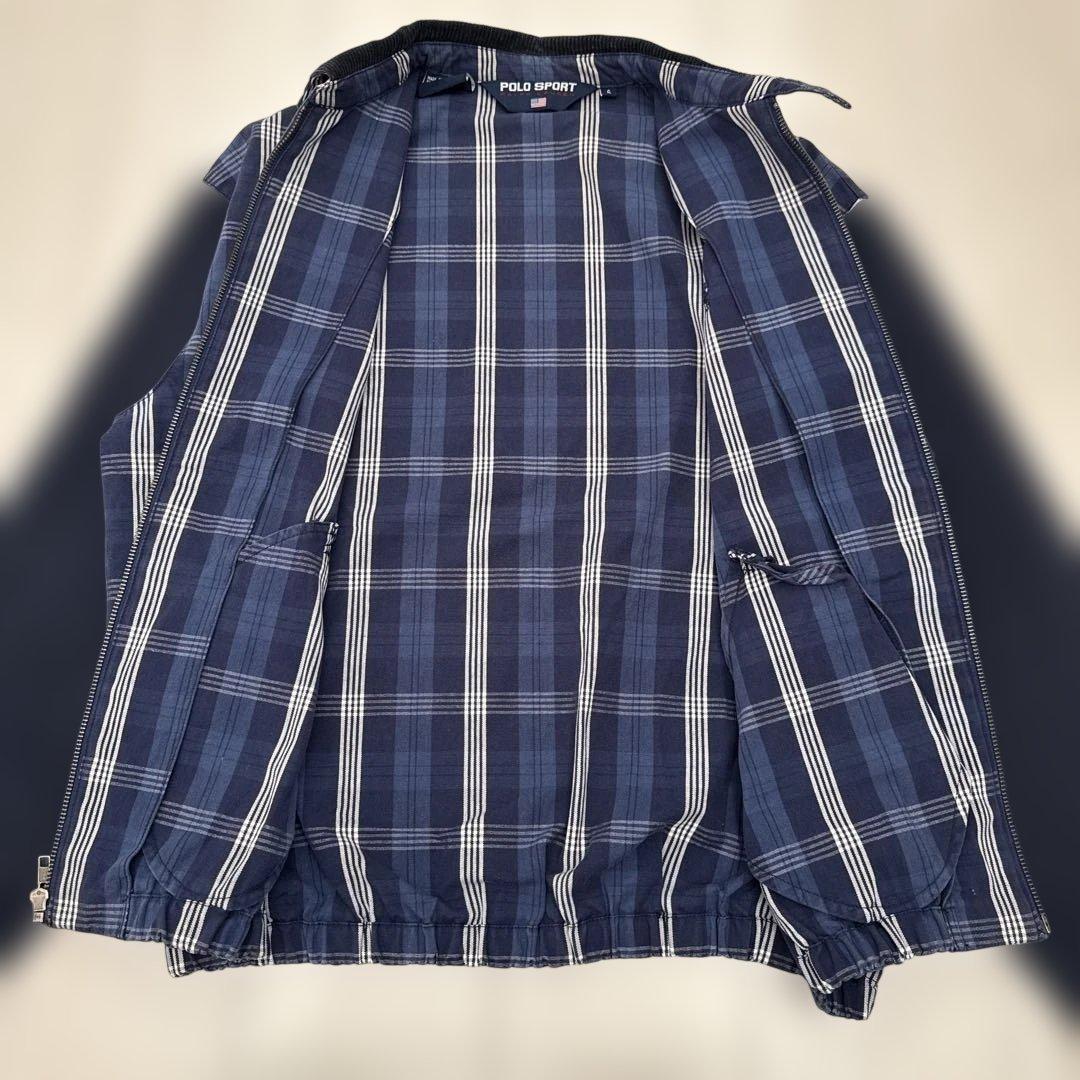 90s Ralph Lauren【PORO SPORT】チェック スイングトップ