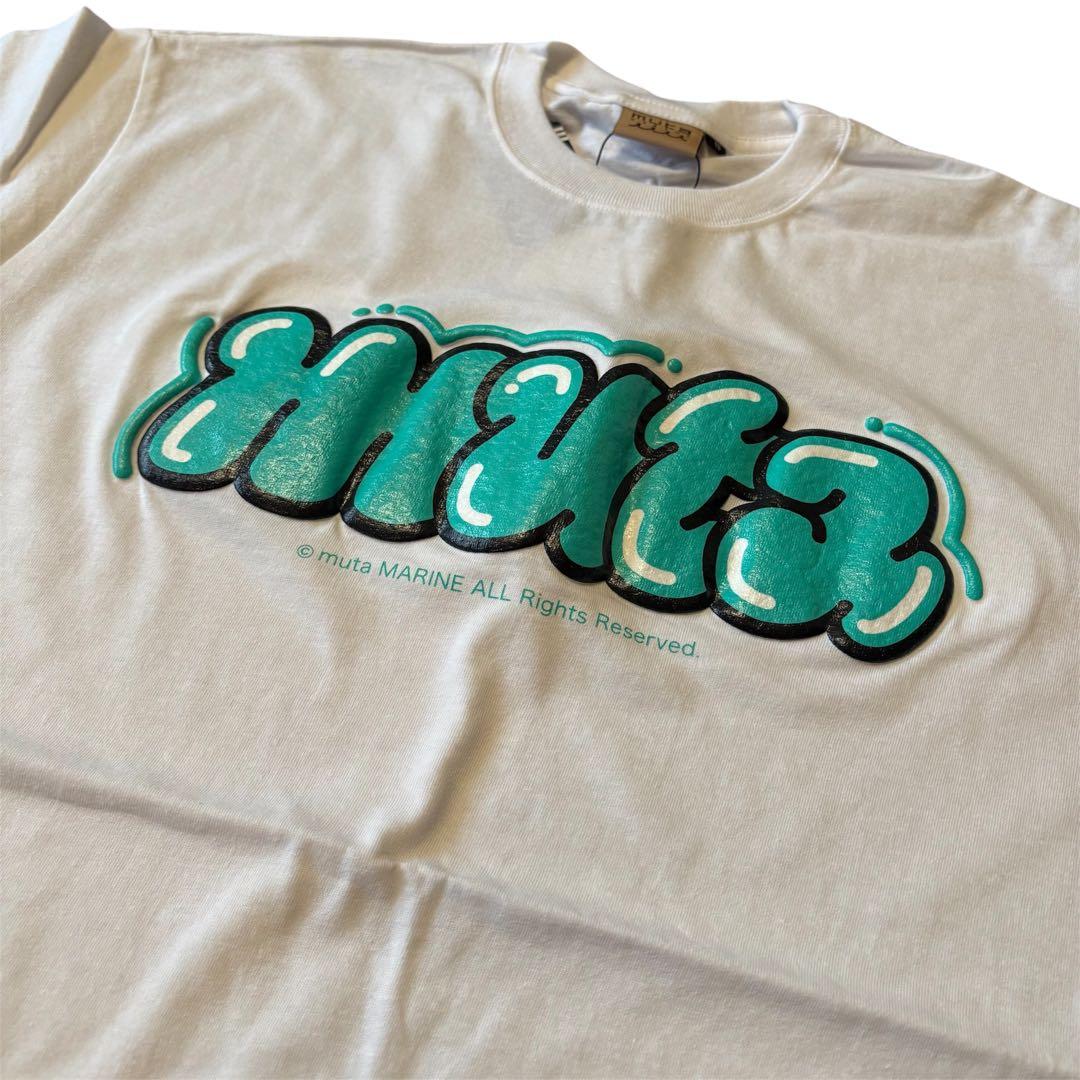 muta MARINE ムータマリン BUBLLE ロゴTシャツ