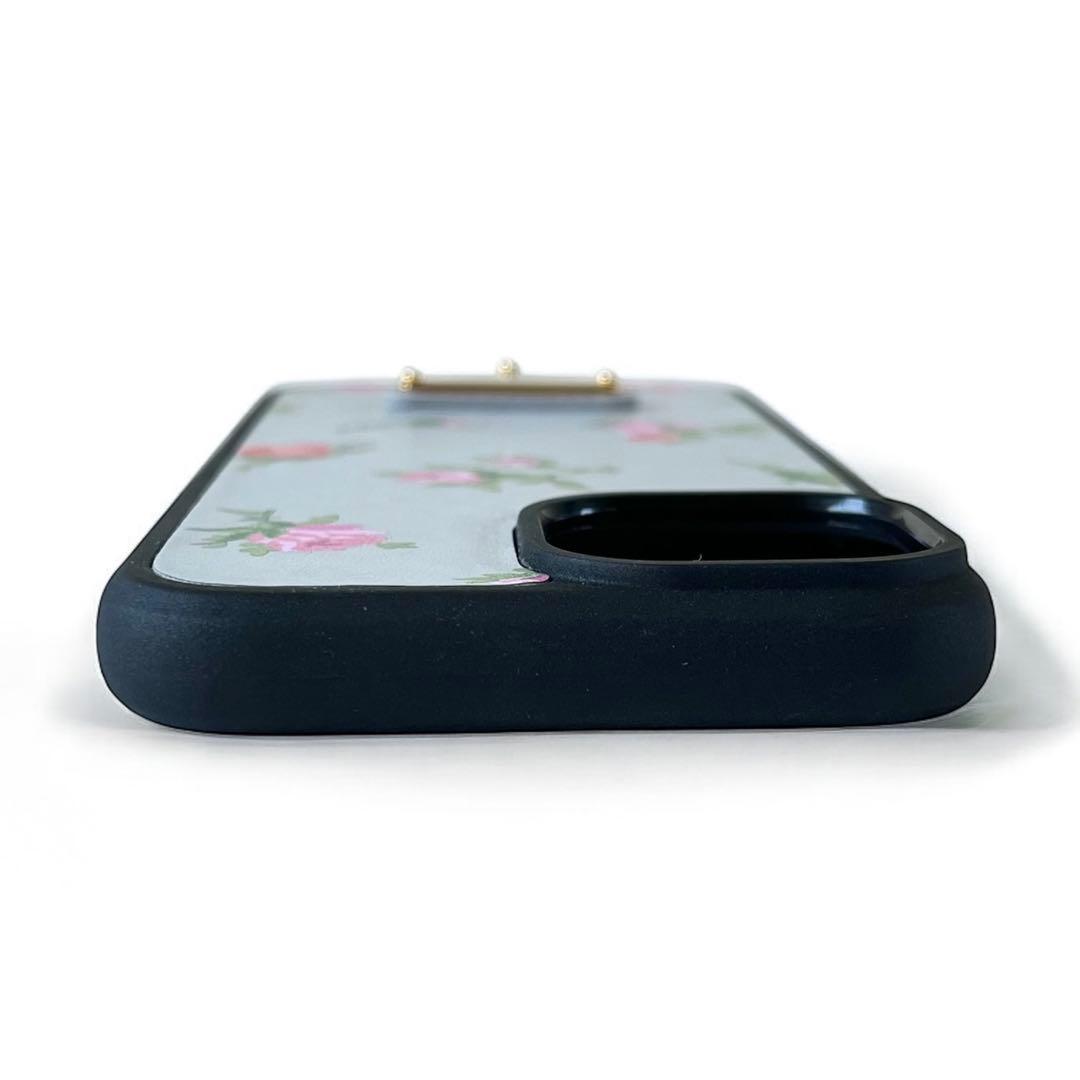極美品✨プラダ iPhone15ケース 花柄 日本限定 ショルダーストラップ付