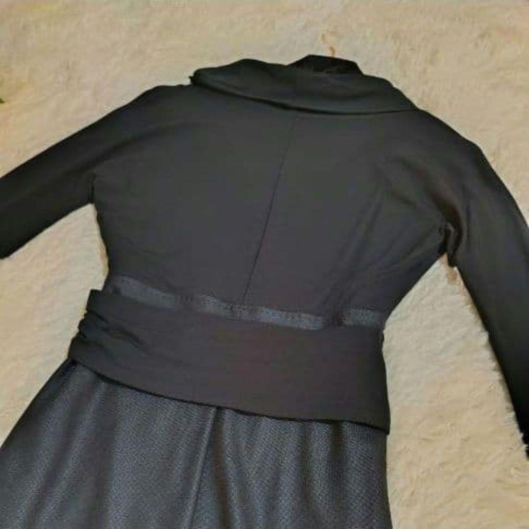 極美品　MaxMara　ワンピース　黒　ベルト　38　5分 　カシュクール