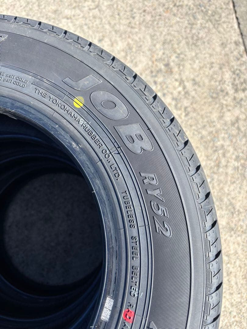 ヨコハマタイヤ JOB RY52 サマータイヤ　145/80R12 80/78N