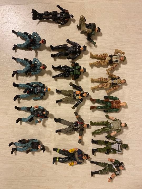 r*i様 Soldier ForceとTRUE HEROESのアクションフィギュ