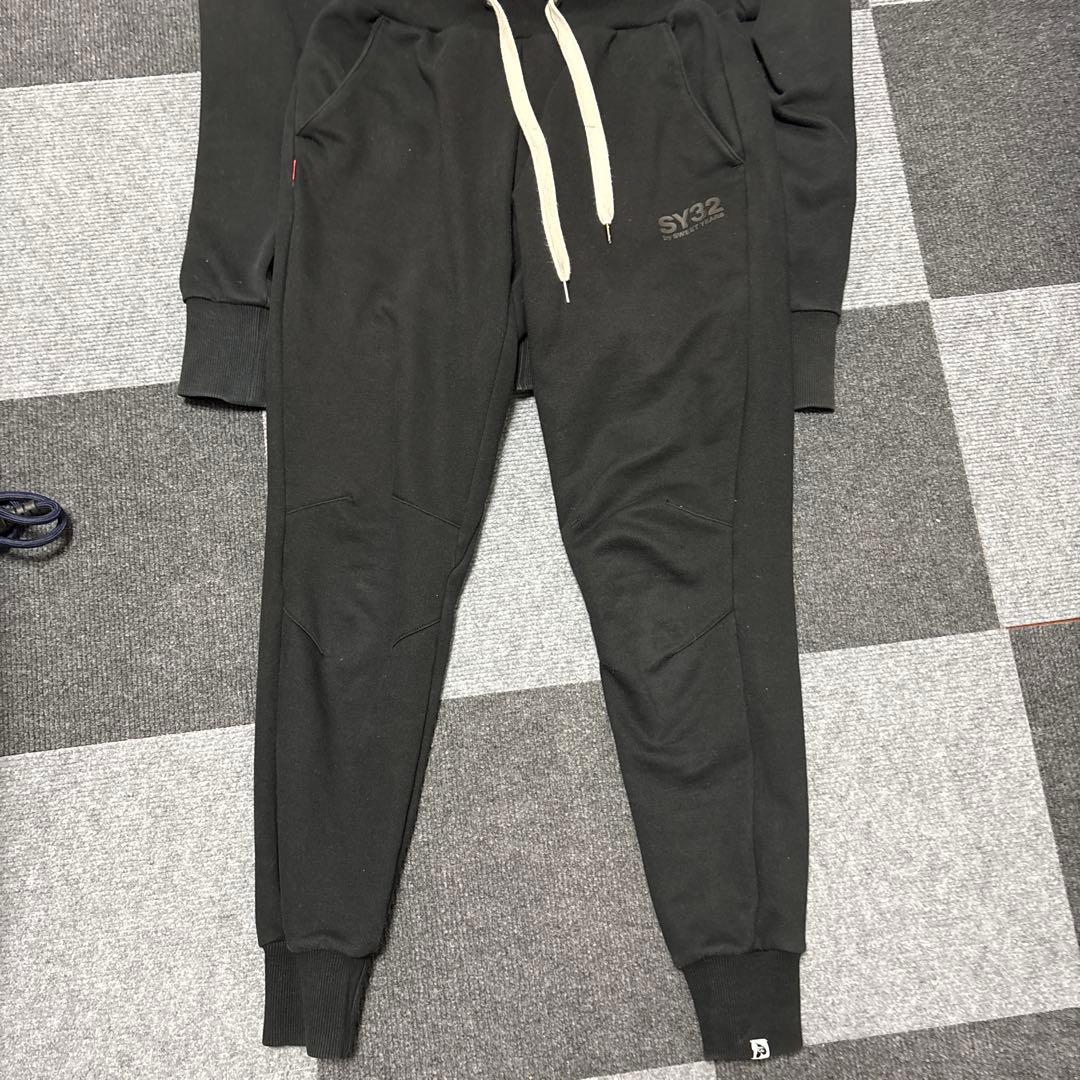 大幅値下げ‼️SY32 セットアップ スウェットパンツ ジップパーカー 黒
