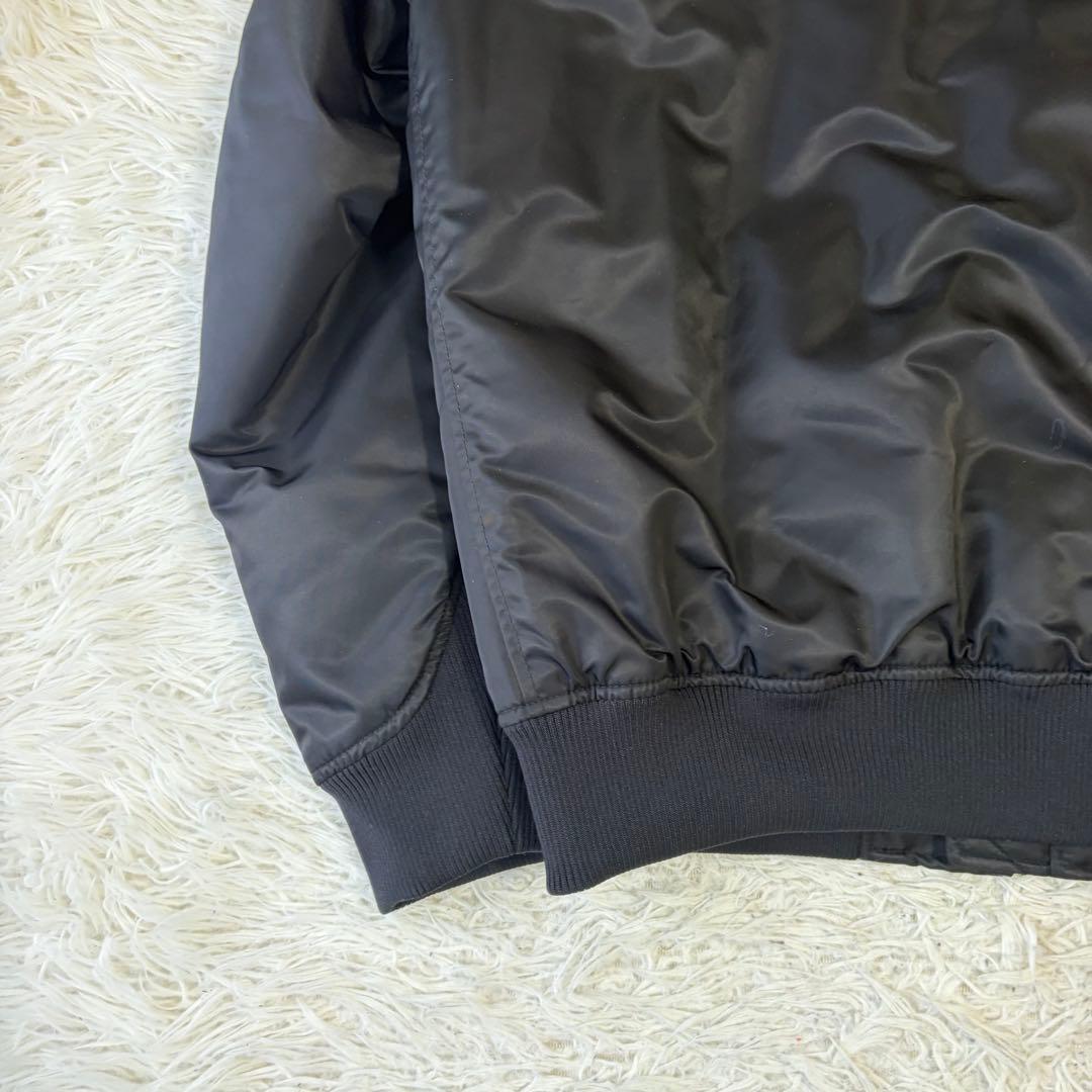 【極美品】UNIQLO +J ハイブリッドダウンオーバーサイズMA-1 ブラック