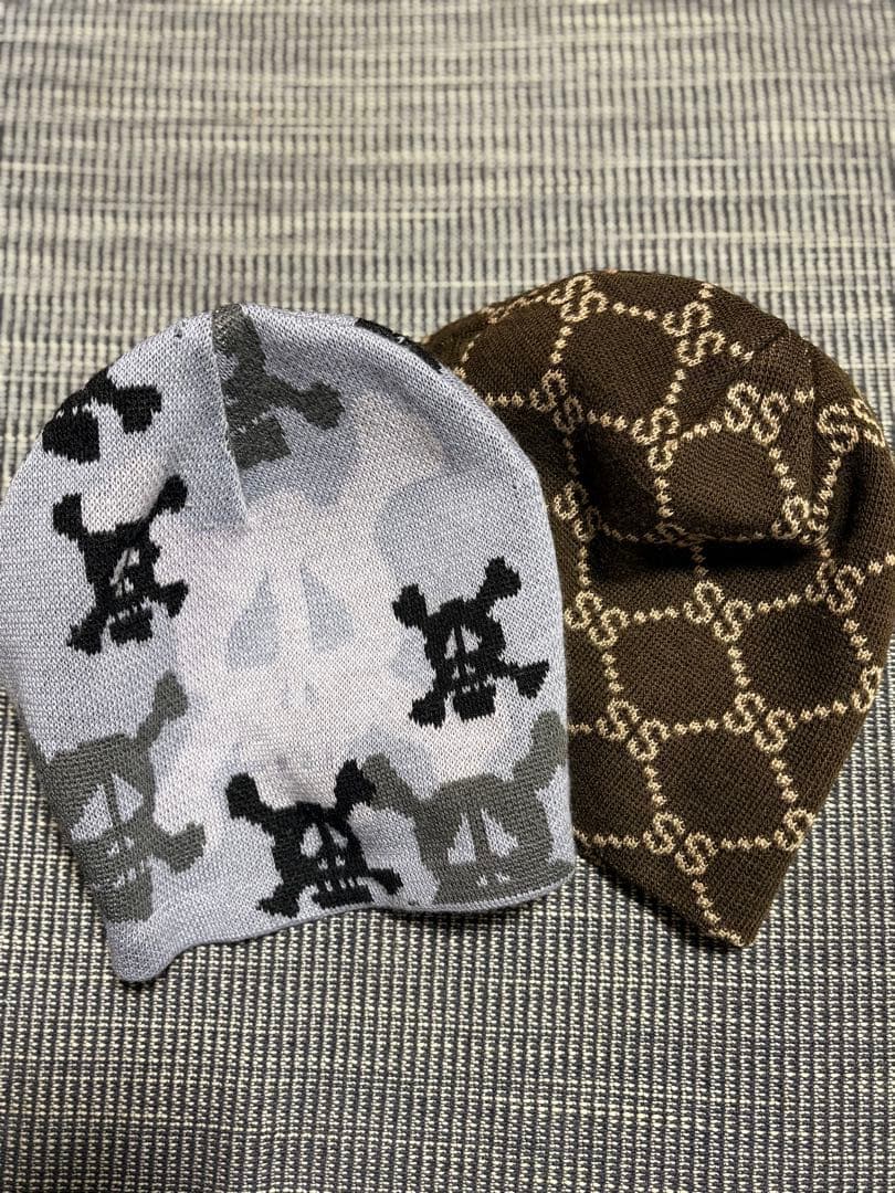 ステューシーstussyグッチモノグラムニット帽ビーニー