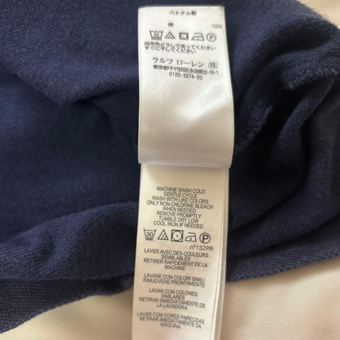 Polo Ralph Lauren ネイビー ポロシャツ ビックポニー