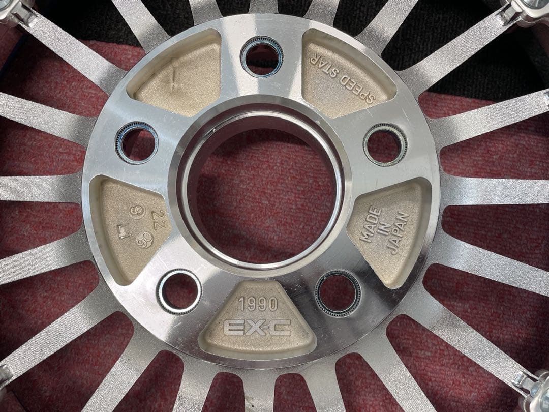 【がさお】SSR EX-C 15インチホイール 1990年製 シルバー
