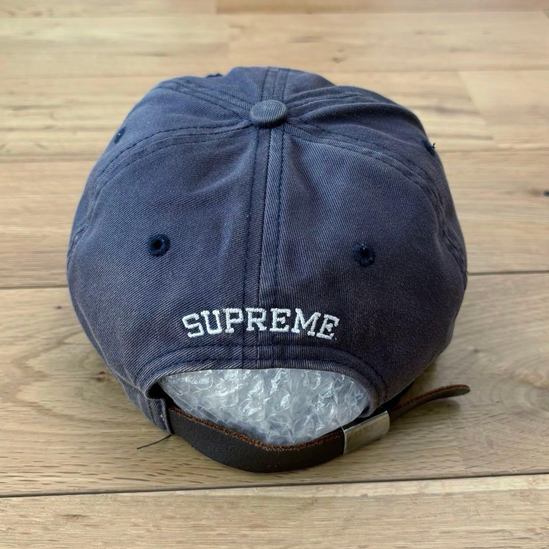 【希少】Supreme Chenille S Logo 6-Panel ネイビー