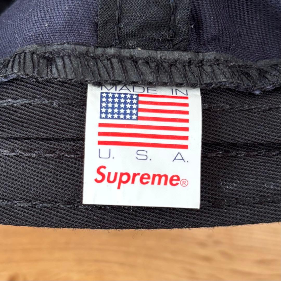 【希少】Supreme Chenille S Logo 6-Panel ネイビー