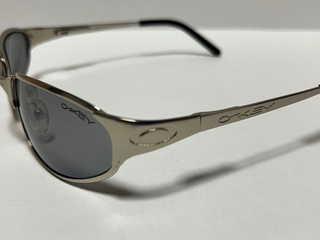 90s Oakley スポーツサングラス シルバー ヴィンテージ