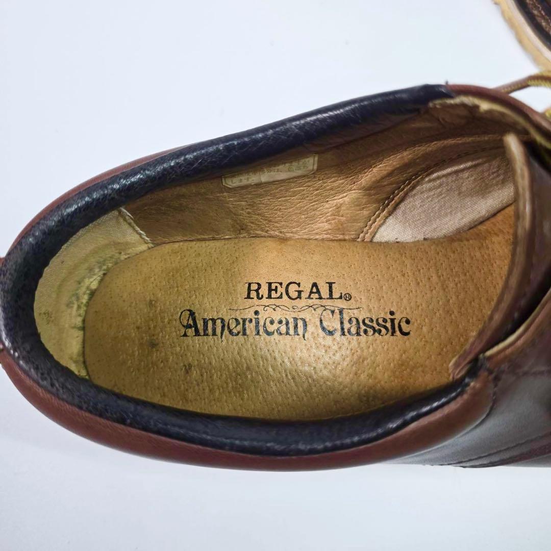 REGAL　リーガル〈677AD〉Uチップ（25、5）4yey　革靴　モック　茶