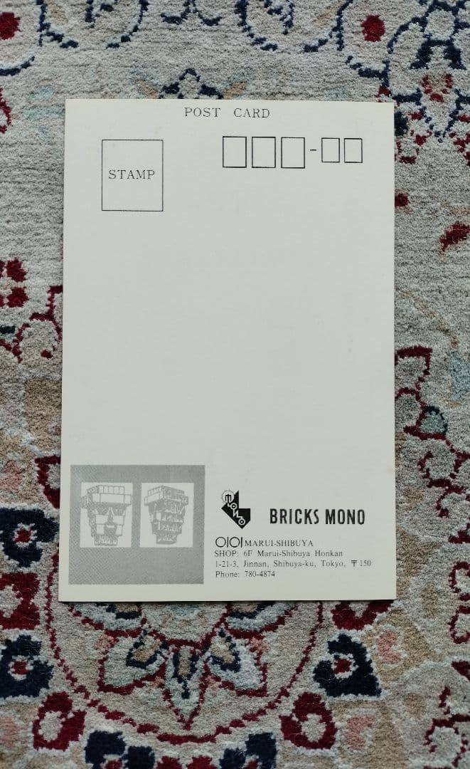 BRICKS MONO POST CARD 1988 スプリングコレクション