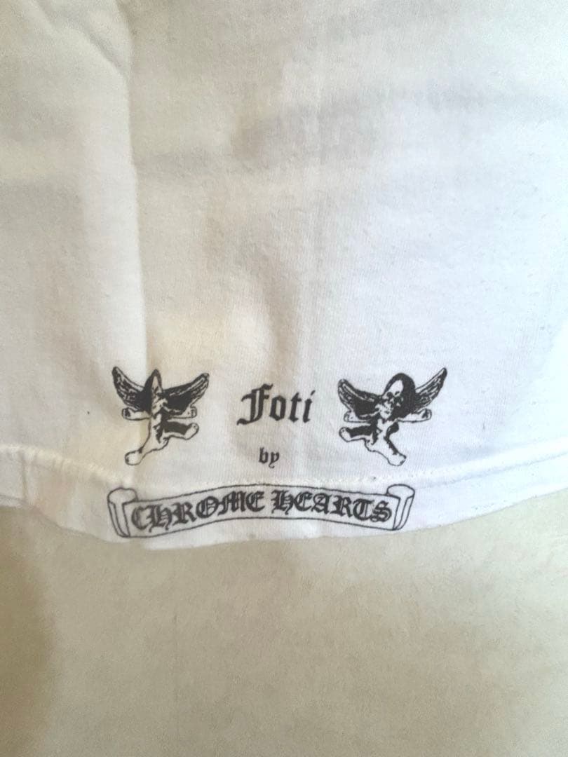 最終値下げ！【正規品Chrome Hearts 】Foti ホワイト Tシャツ