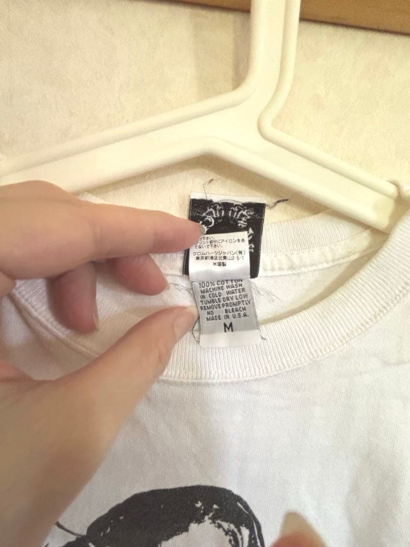 最終値下げ！【正規品Chrome Hearts 】Foti ホワイト Tシャツ