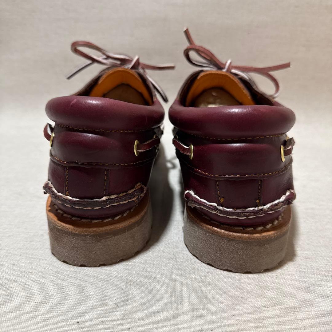 新品 ティンバーランド 3eye デッキシューズ ボルドー 26.0 モカシン