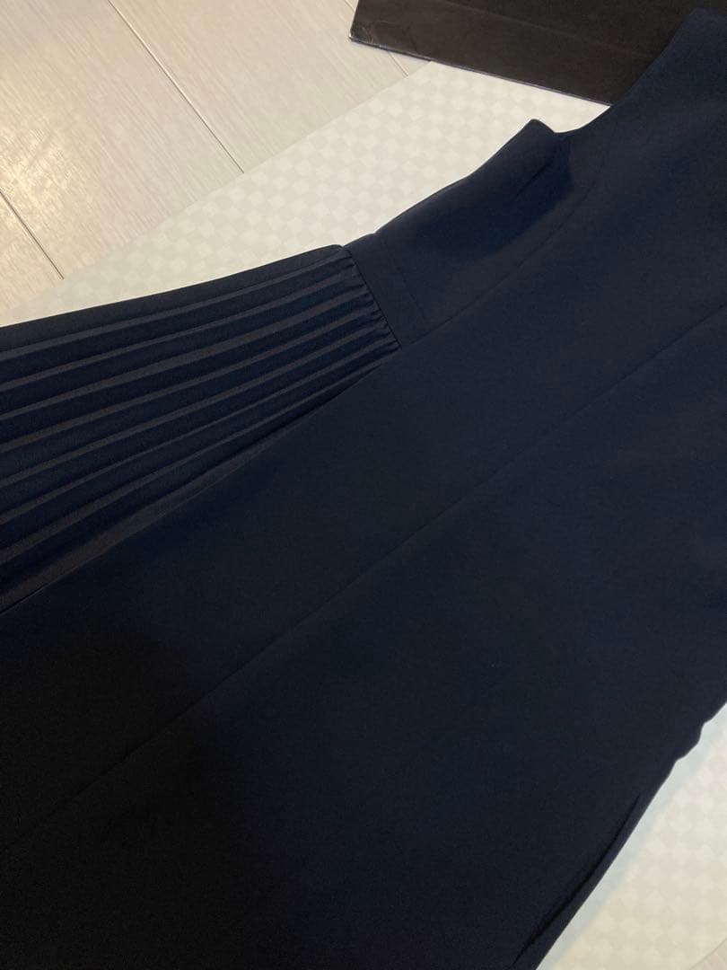 美品¥60,500♡Rene♡パーフェクトネイビースタイルドレス(38 Ｌ)