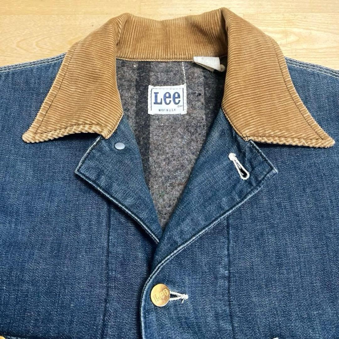 【美品】70s Lee 81-LJ USA製 カバーオール ブランケットライナー
