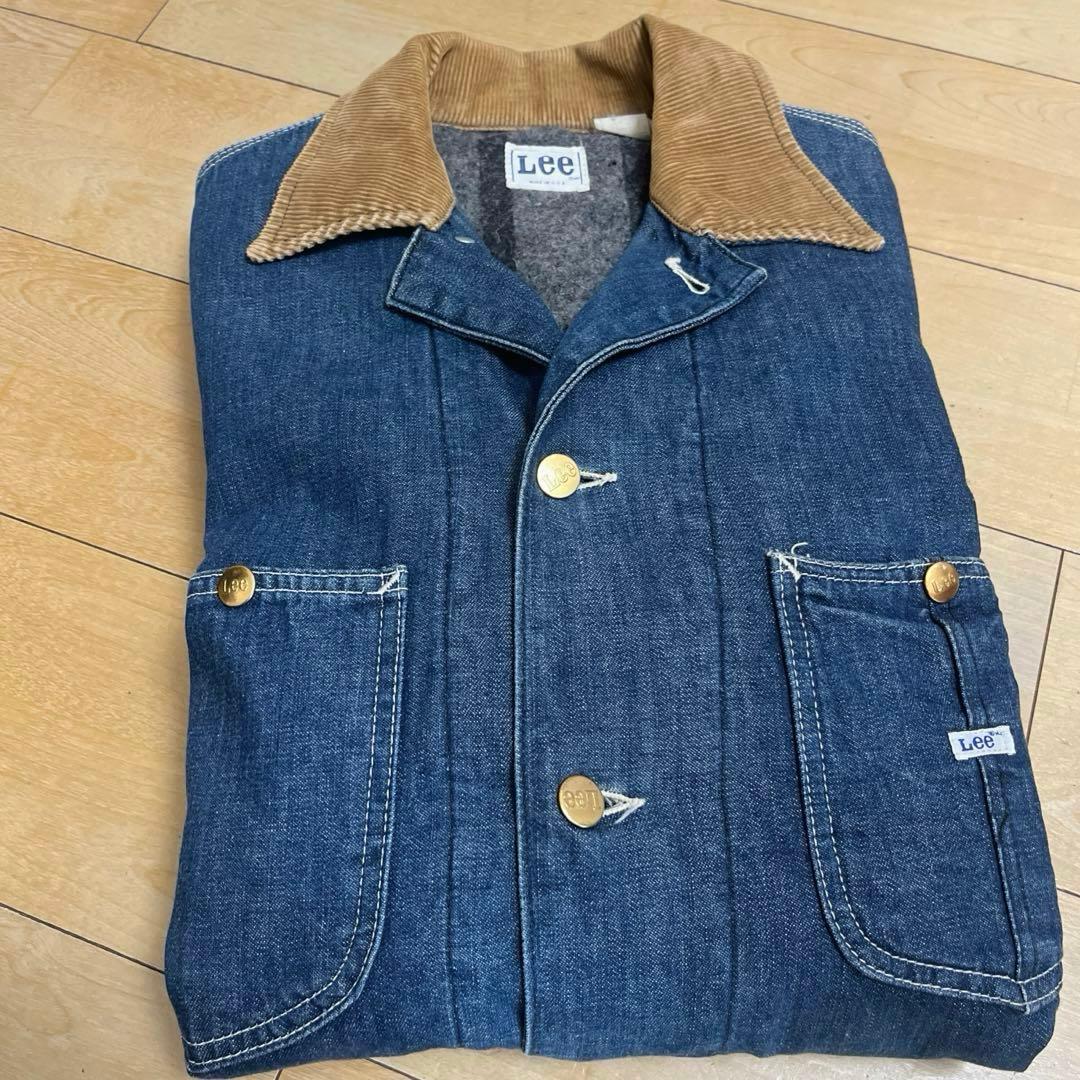 【美品】70s Lee 81-LJ USA製 カバーオール ブランケットライナー
