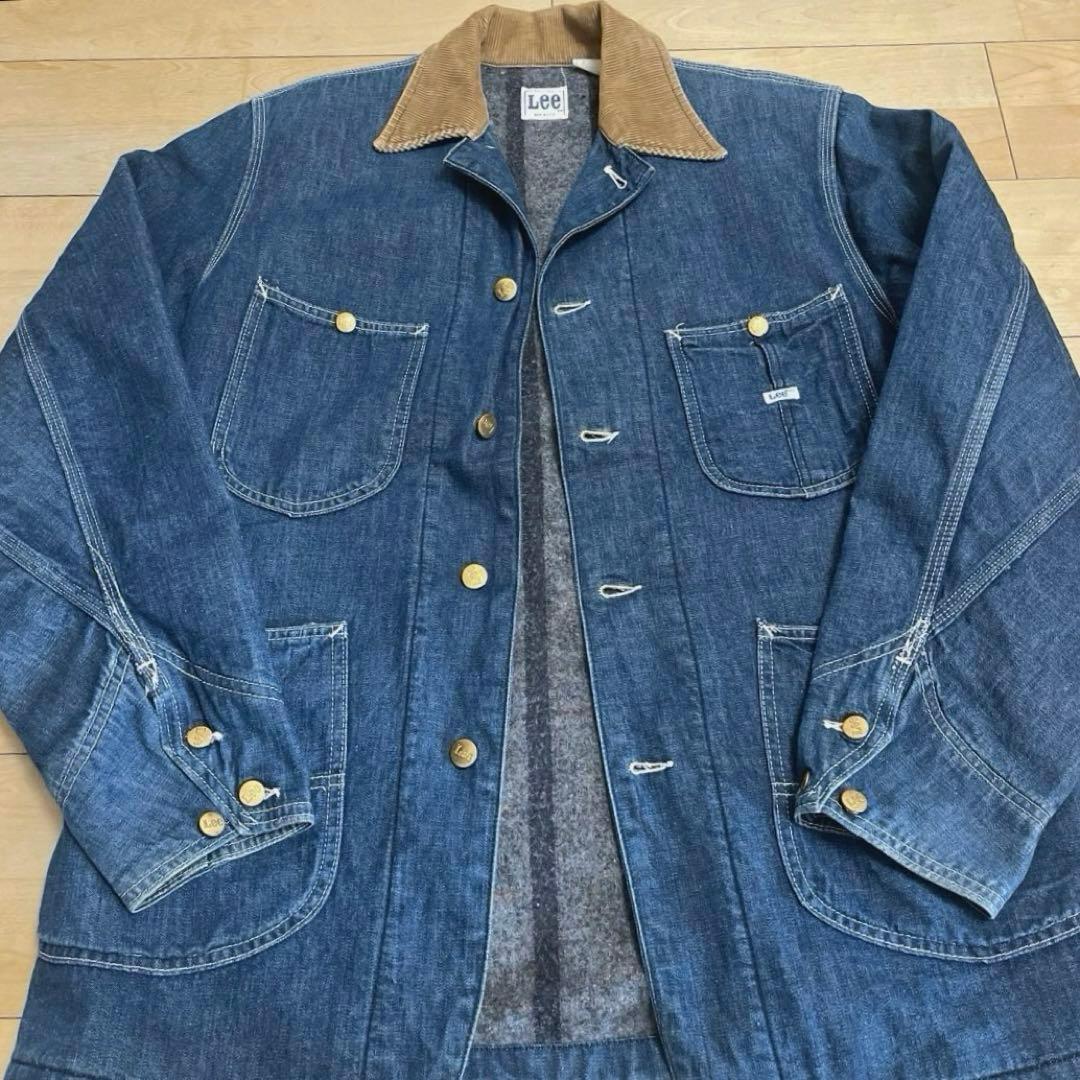 【美品】70s Lee 81-LJ USA製 カバーオール ブランケットライナー