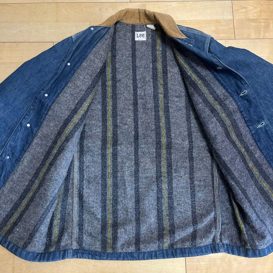 【美品】70s Lee 81-LJ USA製 カバーオール ブランケットライナー