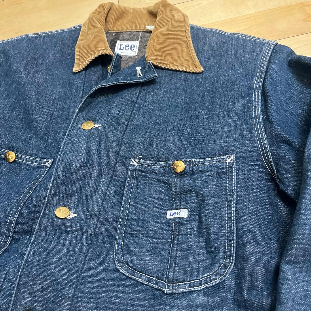 【美品】70s Lee 81-LJ USA製 カバーオール ブランケットライナー