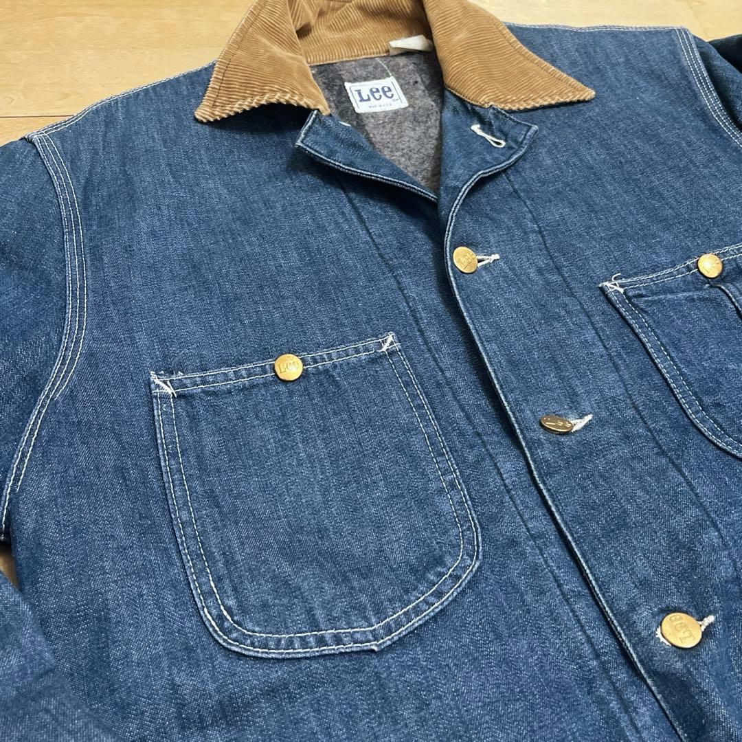 【美品】70s Lee 81-LJ USA製 カバーオール ブランケットライナー