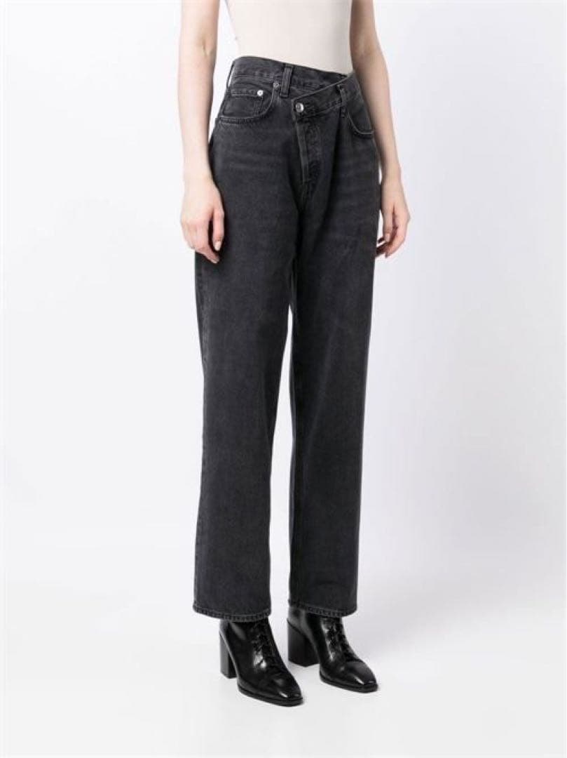 AGOLDE アシンメトリーデニムパンツ
