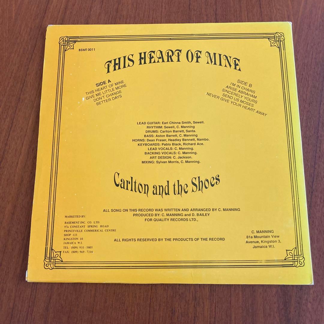 CARLTON AND THE SHOES (LP) レコード