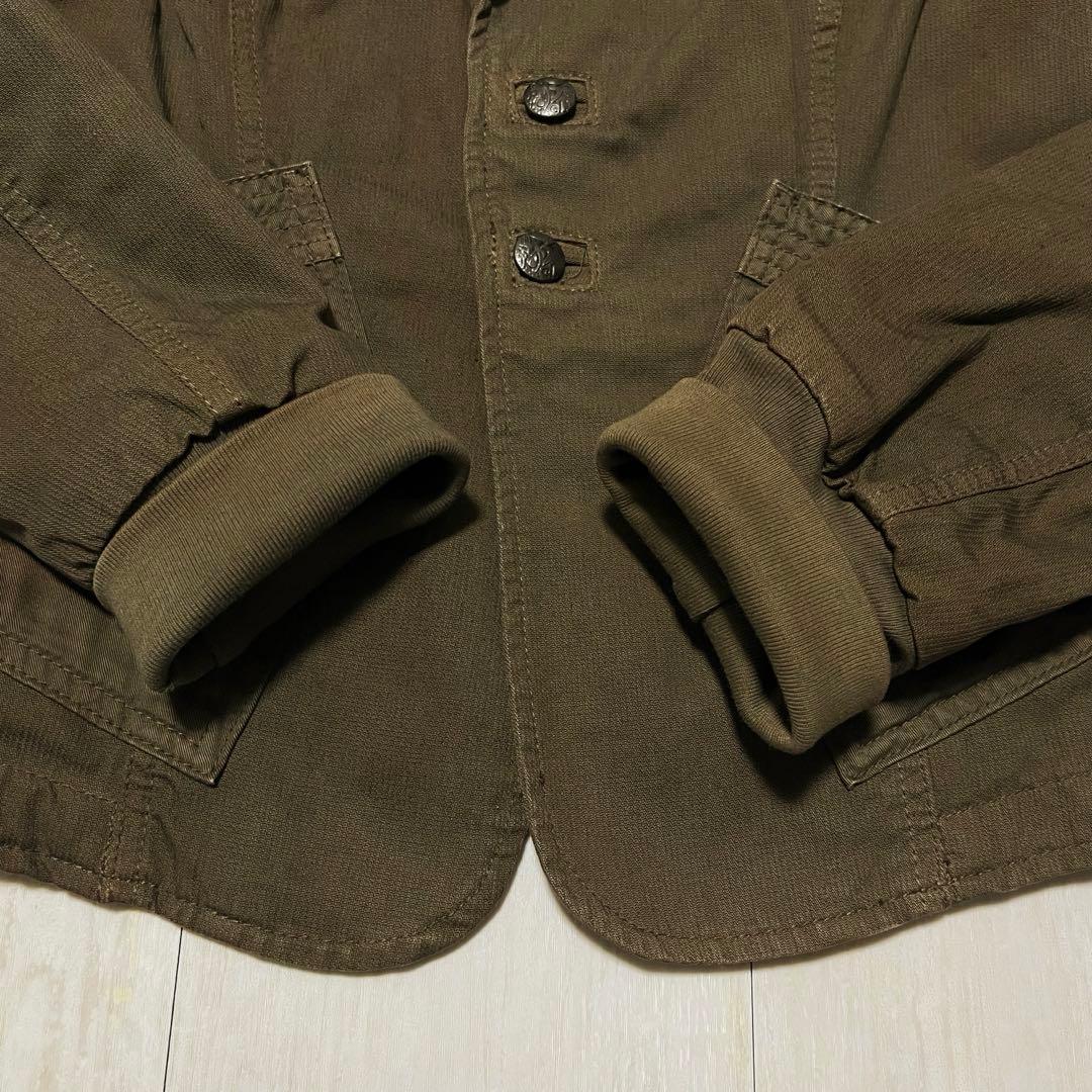 【DIESEL】ディーゼル ジャケット ブラウン Y2K デザイン Mサイズ