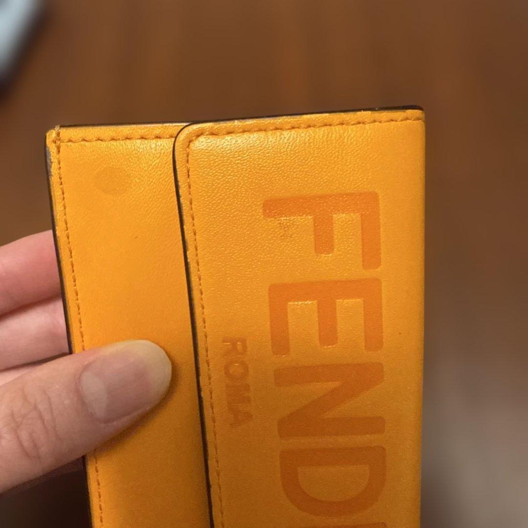 FENDI フェンディ レザー コンパクトウォレット 三つ折り財布