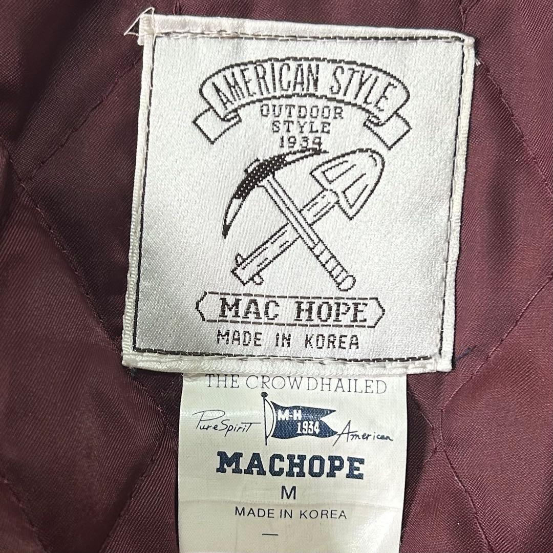 90s MAC HOPE レザー切替 カバーオール バファローチェック 赤 黒