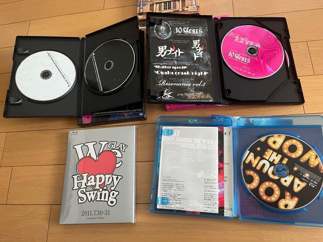GLAY DVD、Blu-rayセット
