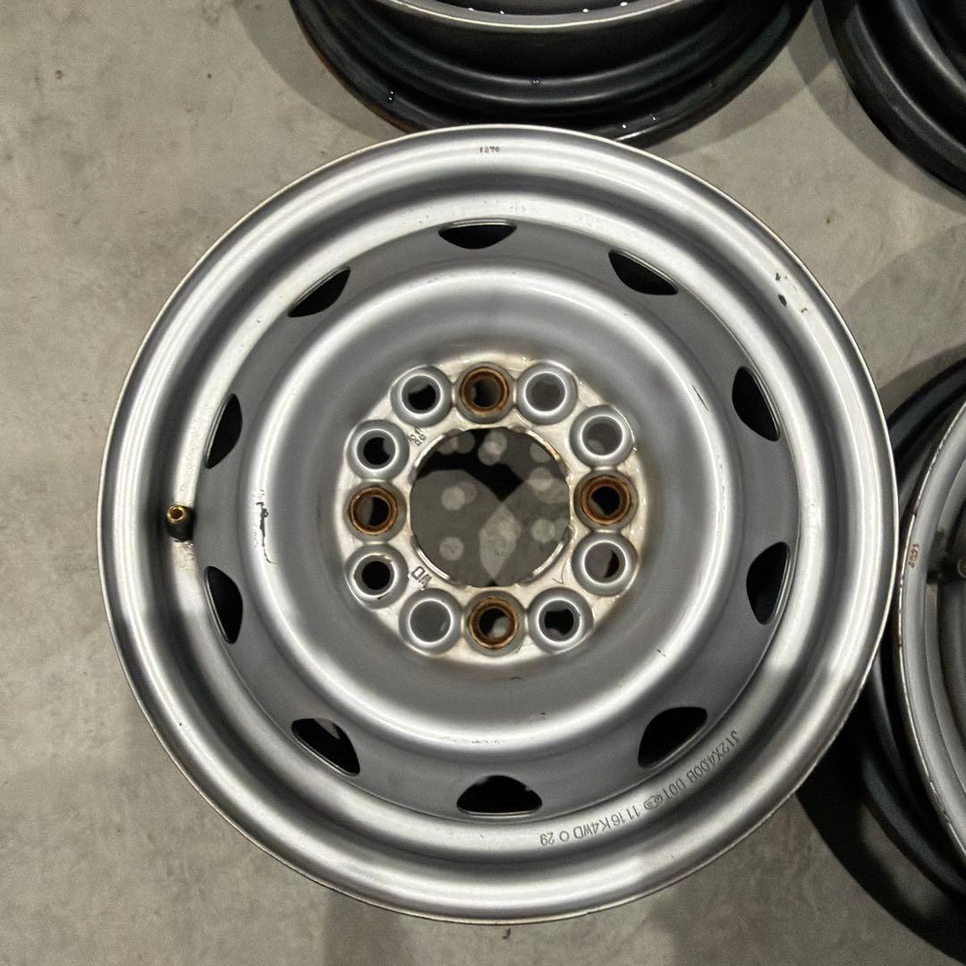 ⭐️最終値下げ⭐️12インチ スチールホイール シルバー　4本セット マルチホイール